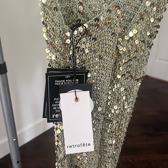 MARIE SEQUIN CROCHET DRESS - Picture 7 of 7